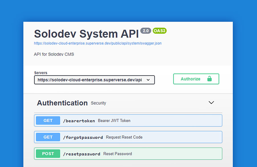 Solodev scheduler view