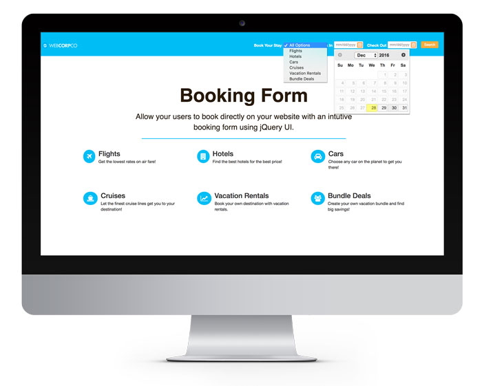 How To Create A Booking Form With Jquery Ui Solodev