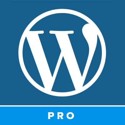 Icon of WordPress "W" icon Logo