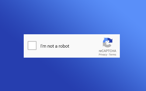 reCAPTCHA website modal showing checkbox to indicate a user is human. featured Image